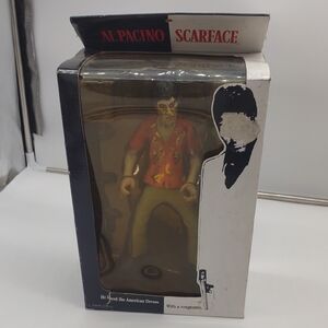 Scarface Action Figure - Red and Brown